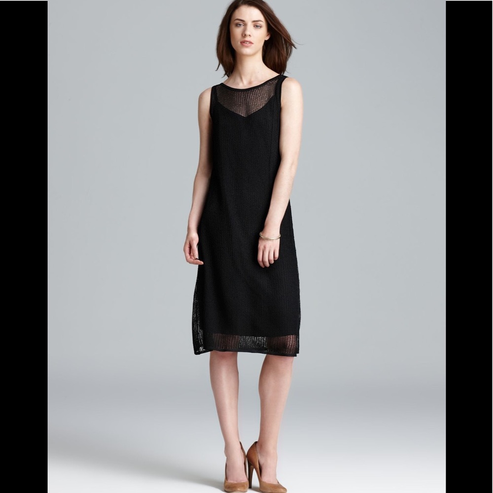Eileen Fisher NWOT Sleeveless Mesh Dress
